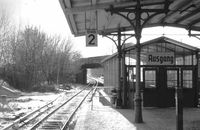S-Bahnhof Nikolassee, Datum: 17.02.1985, ArchivNr. 48.43
